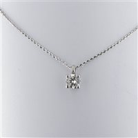 Collana Fanton Gioielli Donna PUNTO LUCE DIAMANTI in Oro bianco Diamante 0.52 Ct COOR-192-52 - COOR-192-52